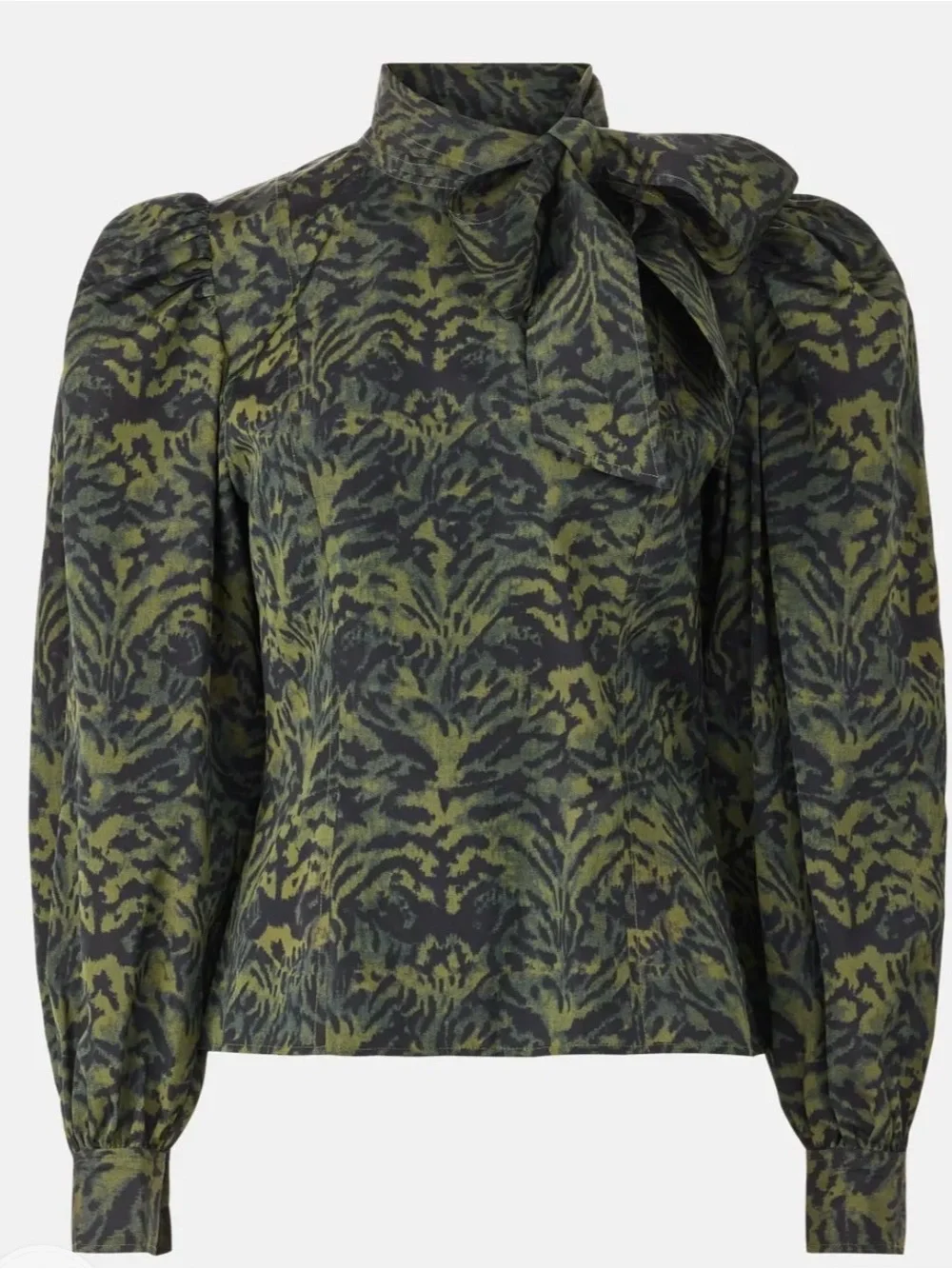 Ulla Johnson Giorgia Silk Neck Tie Blouse Size 14.